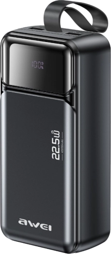 Powerbank Awei PA-105 40.000 mAh 22,5 W met PD en LED-display - 1 stuk
