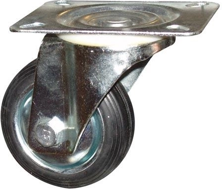 Zwenkwiel 100 mm, draagvermogen 60 kg