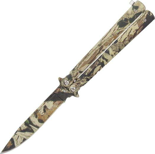 Magnum Balisong Camo vlindermes 10,5 cm, camouflage, staal