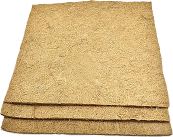 Kokosplantenbescherming 38 × 38 × 1 cm, set van 3 stuks