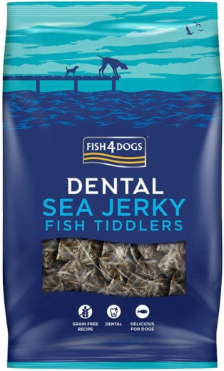 Fish4Dogs dentale hondensnacks van zee-witte vis 575 g