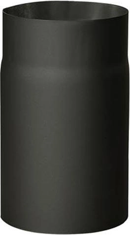 Rookpijp 150 mm, lengte 250 mm, zwart