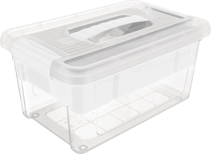 Box Multi Stormax rechthoekig 5 l met inzet, wit