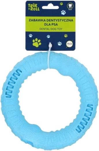 Blauw hondenspeeltje voor tandverzorging