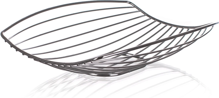 Fruitschaal Linea chroom 30 × 20,5 × 7 cm