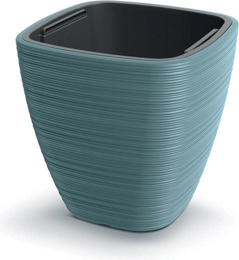 Bloempot Vena Square Scandinavisch blauw 28,9 cm