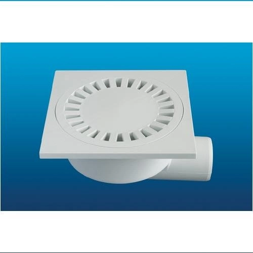 Vloerafvoer met zijaansluiting PVB DN 50, wit