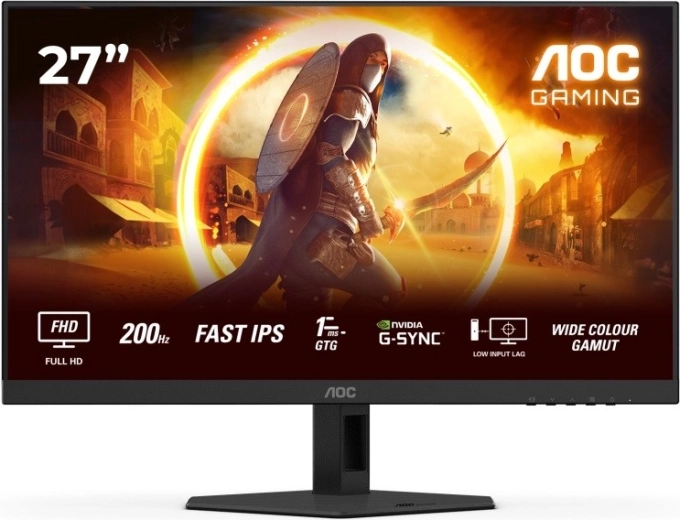 AOC 27G4HRE 27" gamingmonitor Fast IPS 200 Hz met luidsprekers