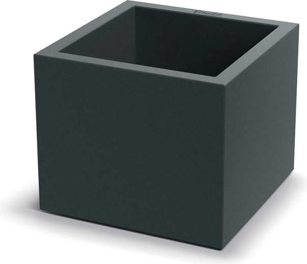 Plantenbak Cubla Square 38 × 38 × 32 cm donkergrijs