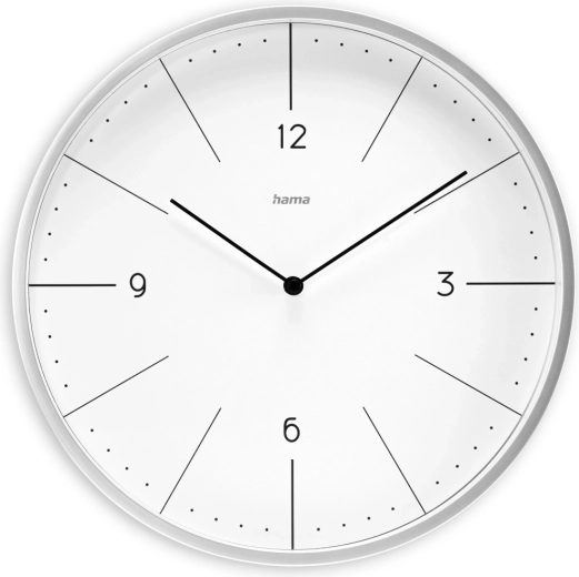 Wandklok Sardinia 30 cm, grijs