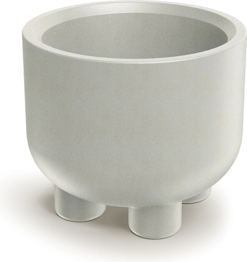 Bloempot met pootjes Molta Round 48 cm zandkleur