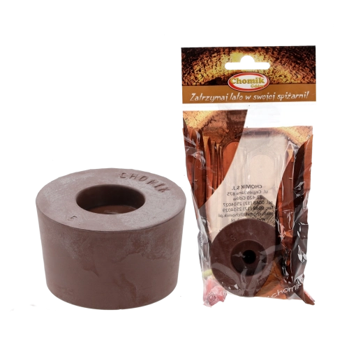 Rubberen giststop met opening voor ballon 54 l