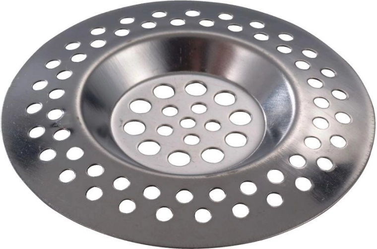 RVS zeefje voor gootsteen en wastafel 7,5 cm – 2 stuks