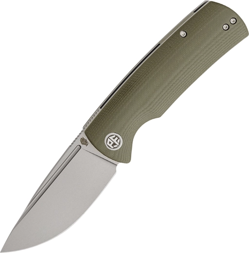 Vouwmes Petrified Fish Beluga, groen G10, K110 Drop Point
