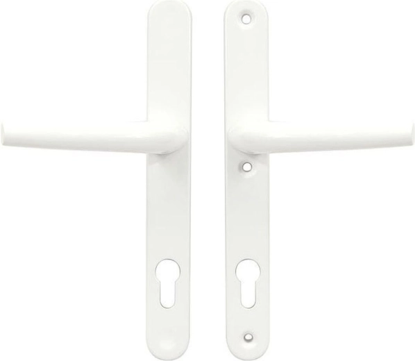 Beslag voor kunststof deuren kruk/kruk 92 mm wit RICHTER