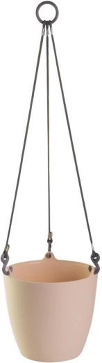 Hangende bloempot Ariella 25 cm roze