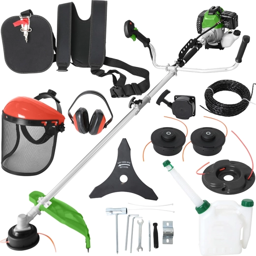 MalTec benzine bosmaaier MasterBlade 9600 W met accessoires