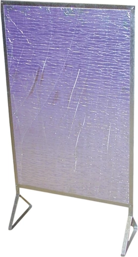 Beschermplaat achter kachel met standaard REFLEX 74 × 61 cm (tot 95 °C)