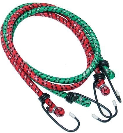 Elastische spanriemen met haken 1,0 m x 10 mm (2 stuks)