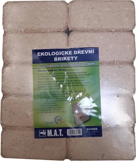 Houten briketten 10 kg