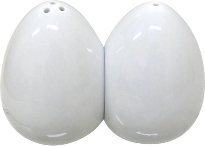 Keramische zout- en peperstrooier, wit TORO