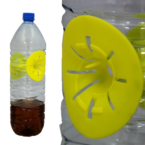 Set van 2 wespenvallen voor plastic fles 6,5 × 7 cm