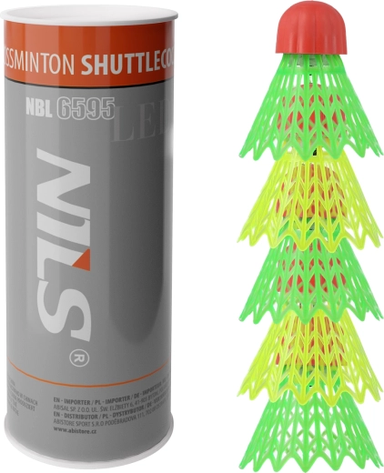 Crossmintonballen met LED NILS NBL6595 – 5 stuks