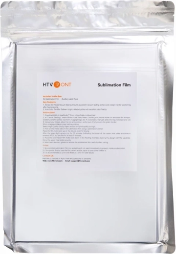 Sublimatiefolie HTVRONT A4 transparant (21 × 29,72 cm)