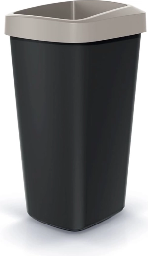 Afvalbak Compacta Q Drop 25 l, lichtbruin