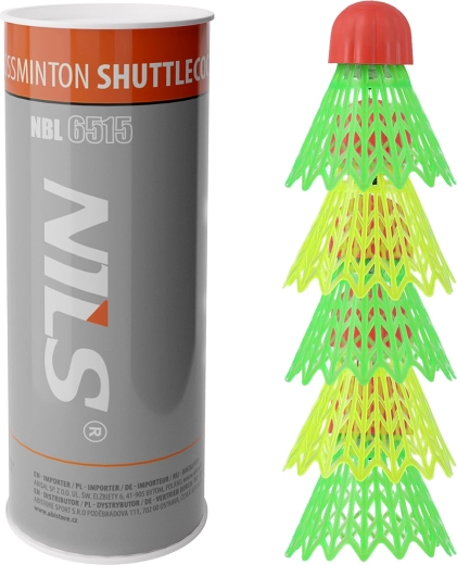 Crossminton shuttles NILS NBL6515, 5 stuks