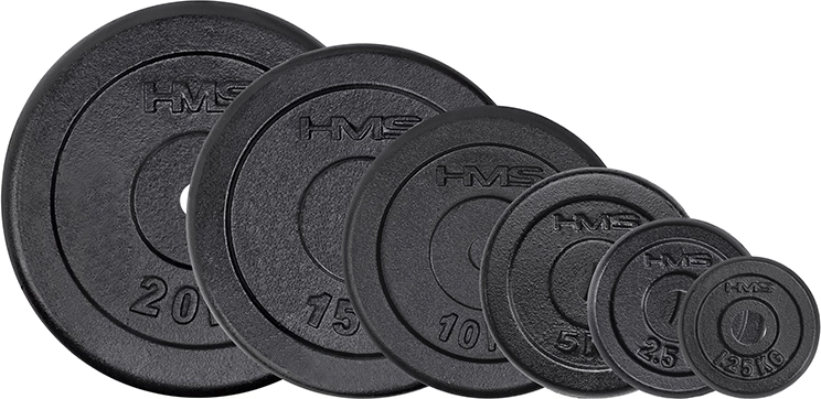 Gietijzeren schijf HMS 1,25 kg met opening 31 mm