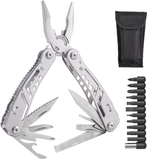 Multitool 24-in-1 RENEW FORCE met bits, adapter en etui