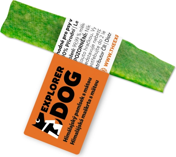 Explorer Dog Himalaya kaaskauwstick met munt, maat S