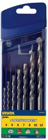 IRWIN Masonry set steenboren 4–12 mm, 7-delig