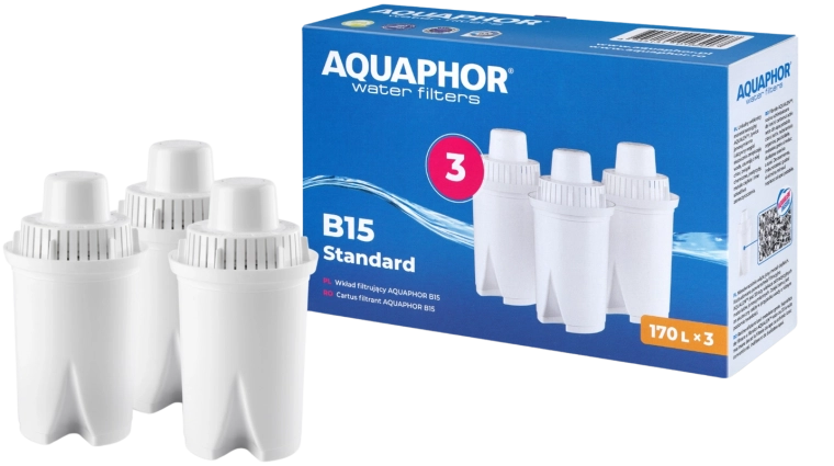 Set van filterpatronen voor kan AQUAPHOR B15 Standard – 3 stuks