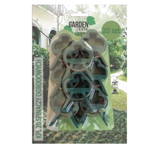 Set van 20 tuinklemmen voor planten