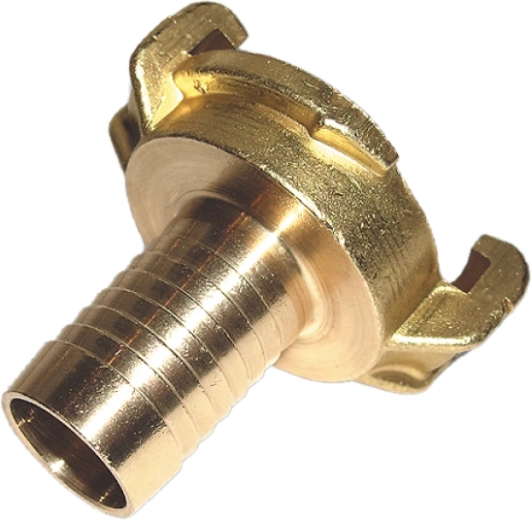 Messing snelkoppeling GEKA plus 3/4" voor slangen 19 mm