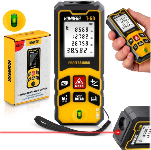 HUMBERG T-60 laserafstandsmeter 60 m