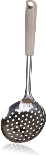 Schuimspaan Natural van roestvrij staal en PP 33,5 × 11,4 cm