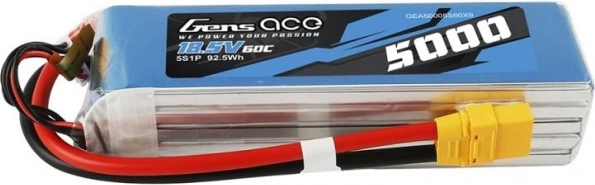 LiPo-accu Gens Ace 5000mAh 18,5V 60C voor RC-modellen