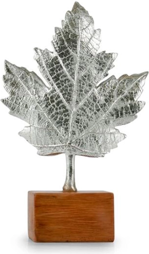 Decoratief blad op voet TORO – ginkgo of esdoorn