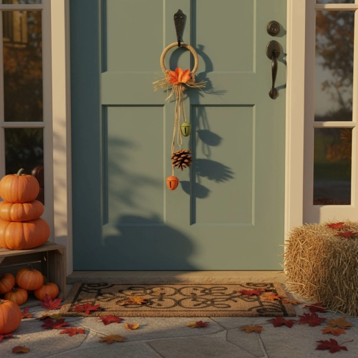 Herfstdecoratie voor aan de deur - 1 stuk