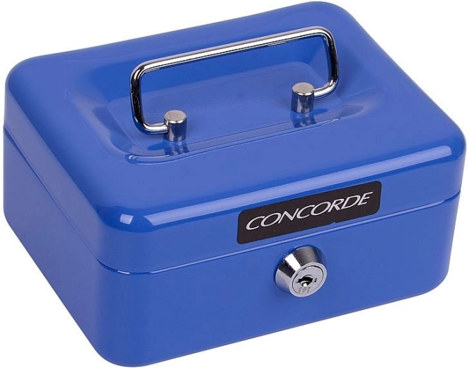 Metalen kassa Concorde 11 blauw