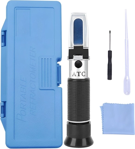 RENEW FORCE Refractometer voor alcohol 0–80% met ATC - 1 stuk