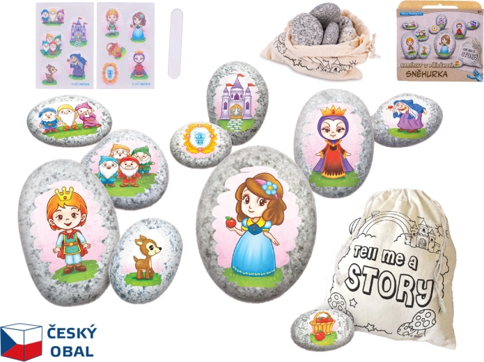 Creatieve set stenen Sneeuwwitje – verhalende stenen voor kinderen