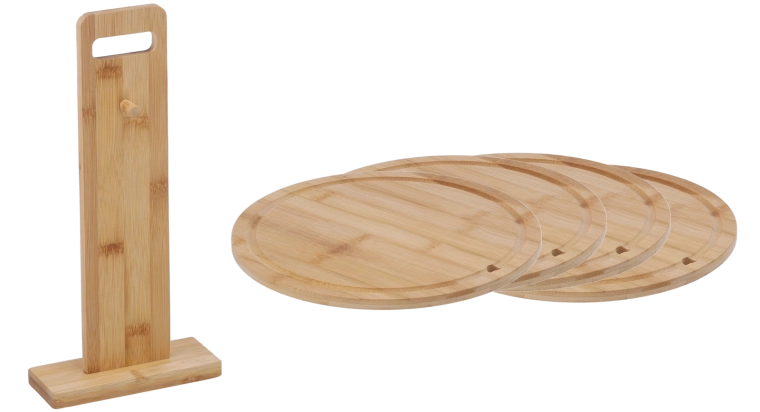 Set bamboe snijplanken - 4 stuks