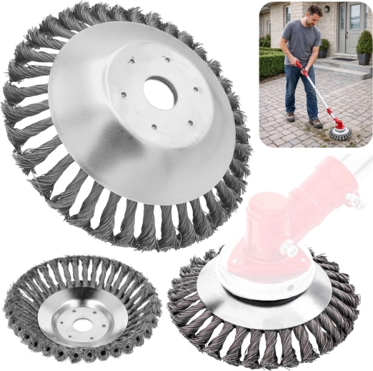 Draadborstelschijf voor bosmaaier 150 mm (25,4 mm)