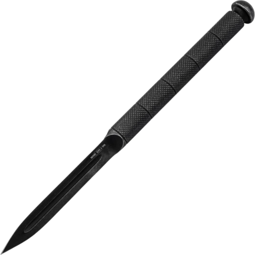 History Knife & Tool sleeve dagger – volledig stalen dolk met leren schede (8,9 cm)