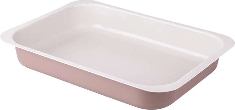 Geperste bakplaat 36 × 26 cm Caffe Creme met antiaanbaklaag