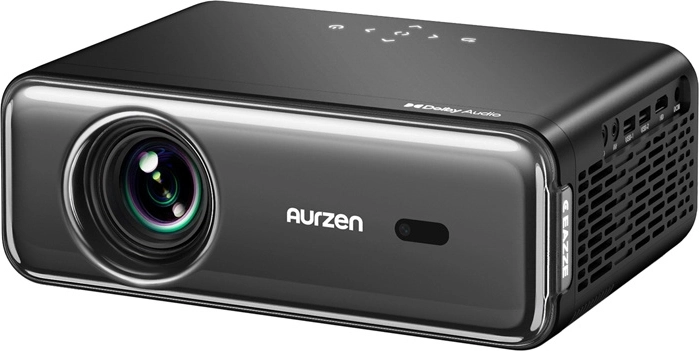 Projector Aurzen Eazze D1 Pro Full HD met ondersteuning voor 4K en Dolby Audio